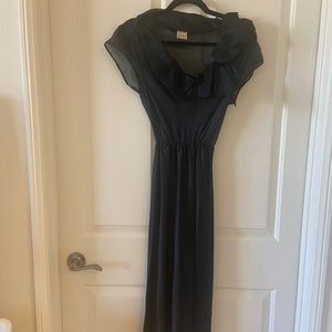 Sir. Women Silk Dress Black Slip Dress Size Medium